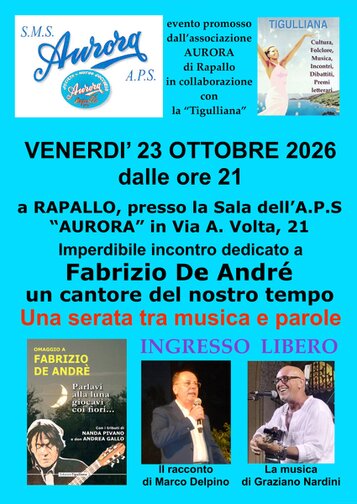 Fabrizio De Andrè uncantore del nosro tempo