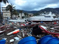 Danni della mareggiata a Rapallo