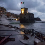 Danni della mareggiata a Rapallo