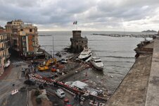 Danni della mareggiata a Rapallo