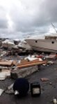 Danni della mareggiata a Rapallo
