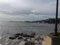 Danni della mareggiata a Rapallo