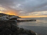 Danni della mareggiata a Rapallo