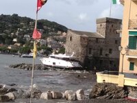 Danni della mareggiata a Rapallo